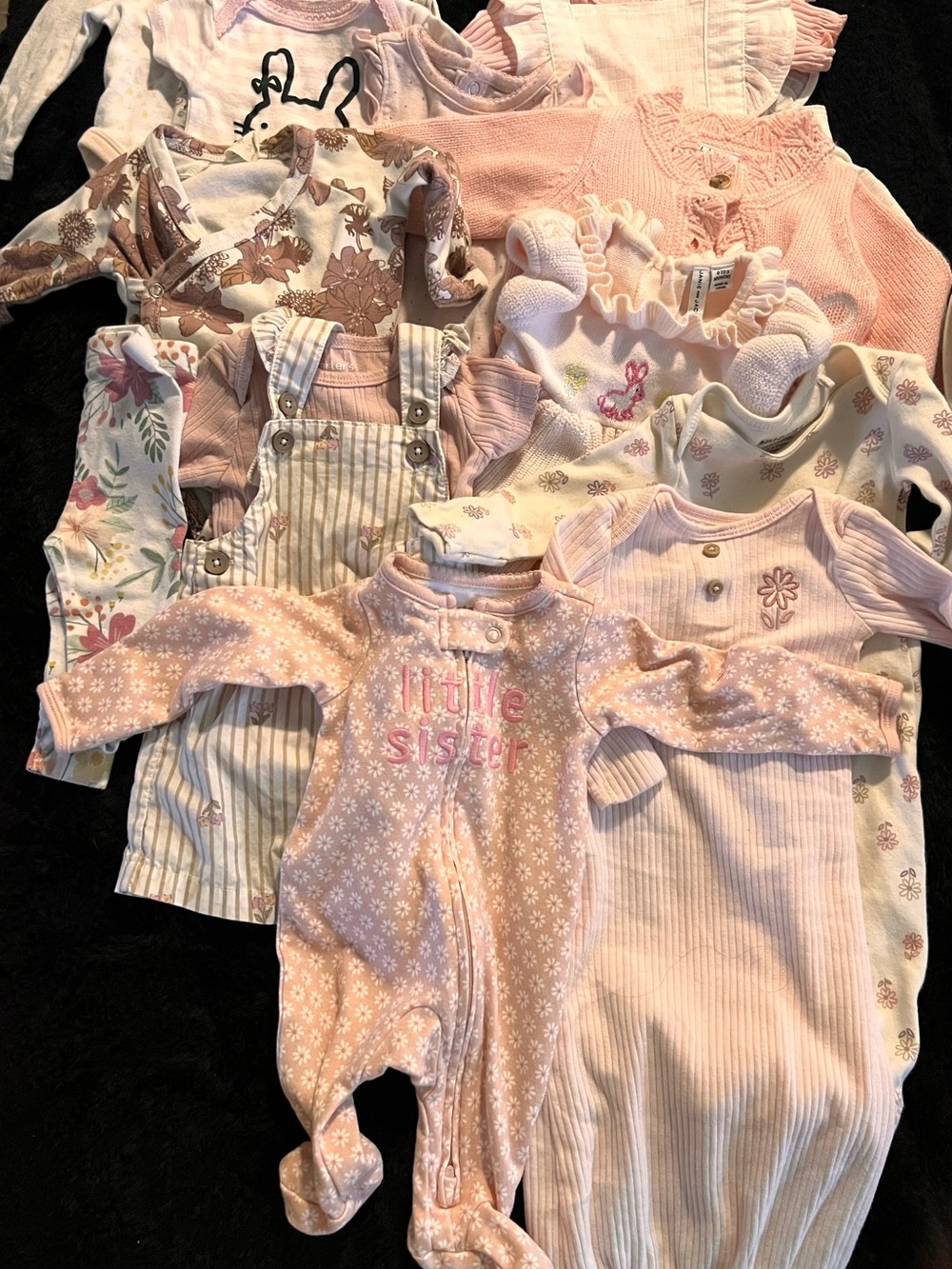 Assorted Pink Baby Girls Pajama & Sleepwear Set